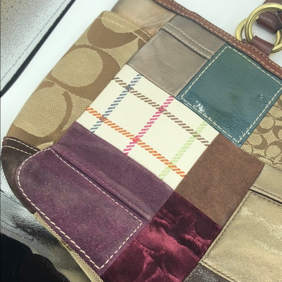 Coach Signature Patchwork Tote H0773-11358 - Picture 7 of 14